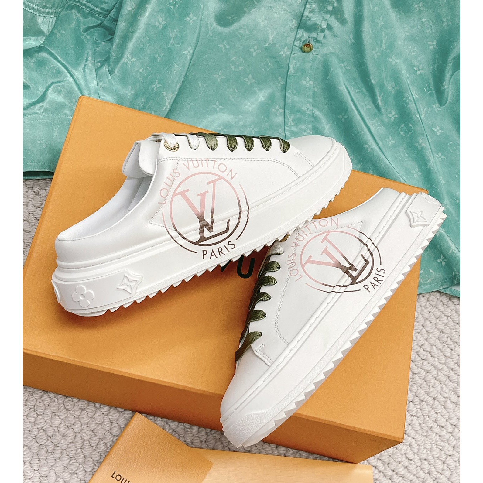 Louis Vuitton Time Out Open Back Sneaker - PerfectKickZ