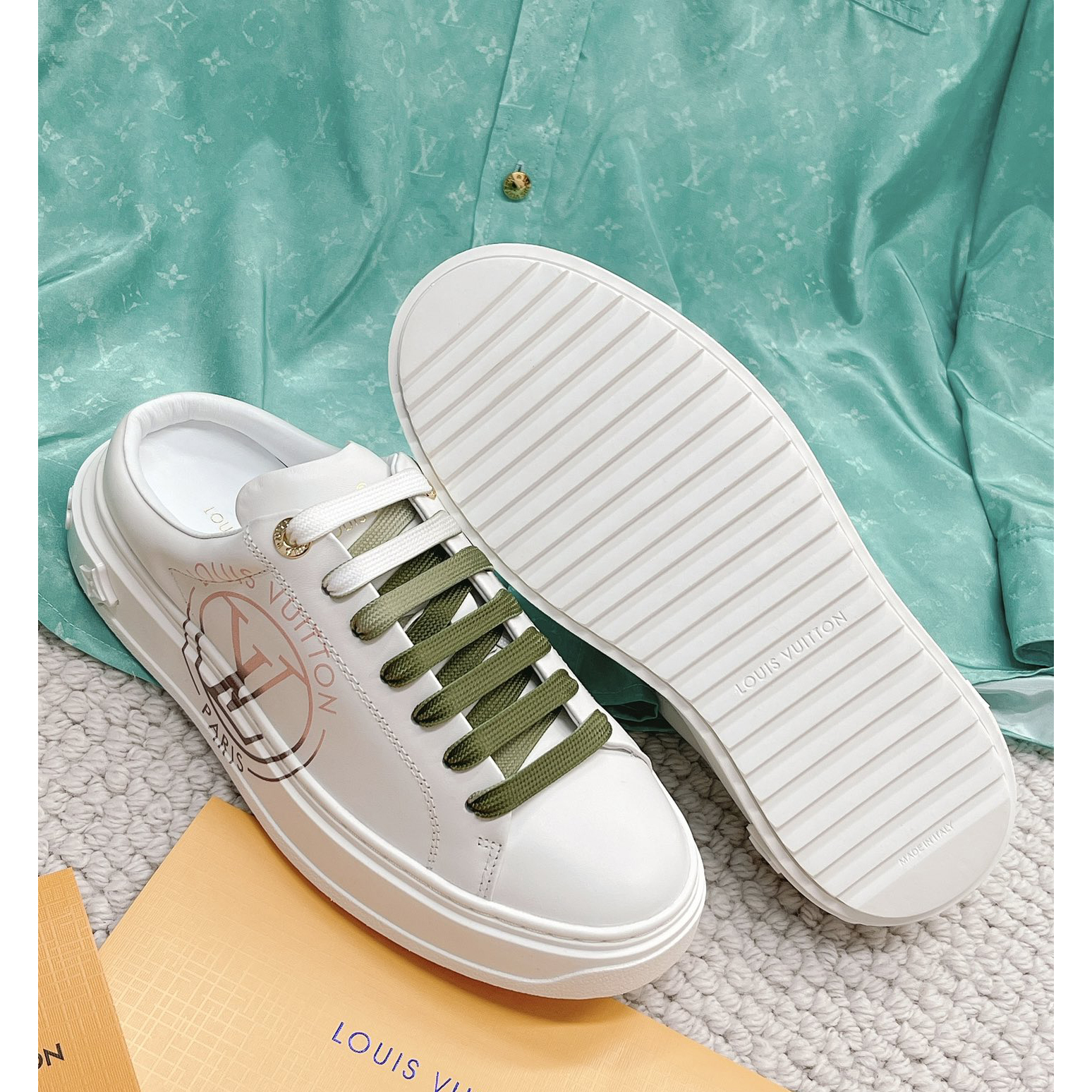 Louis Vuitton Time Out Open Back Sneaker - PerfectKickZ