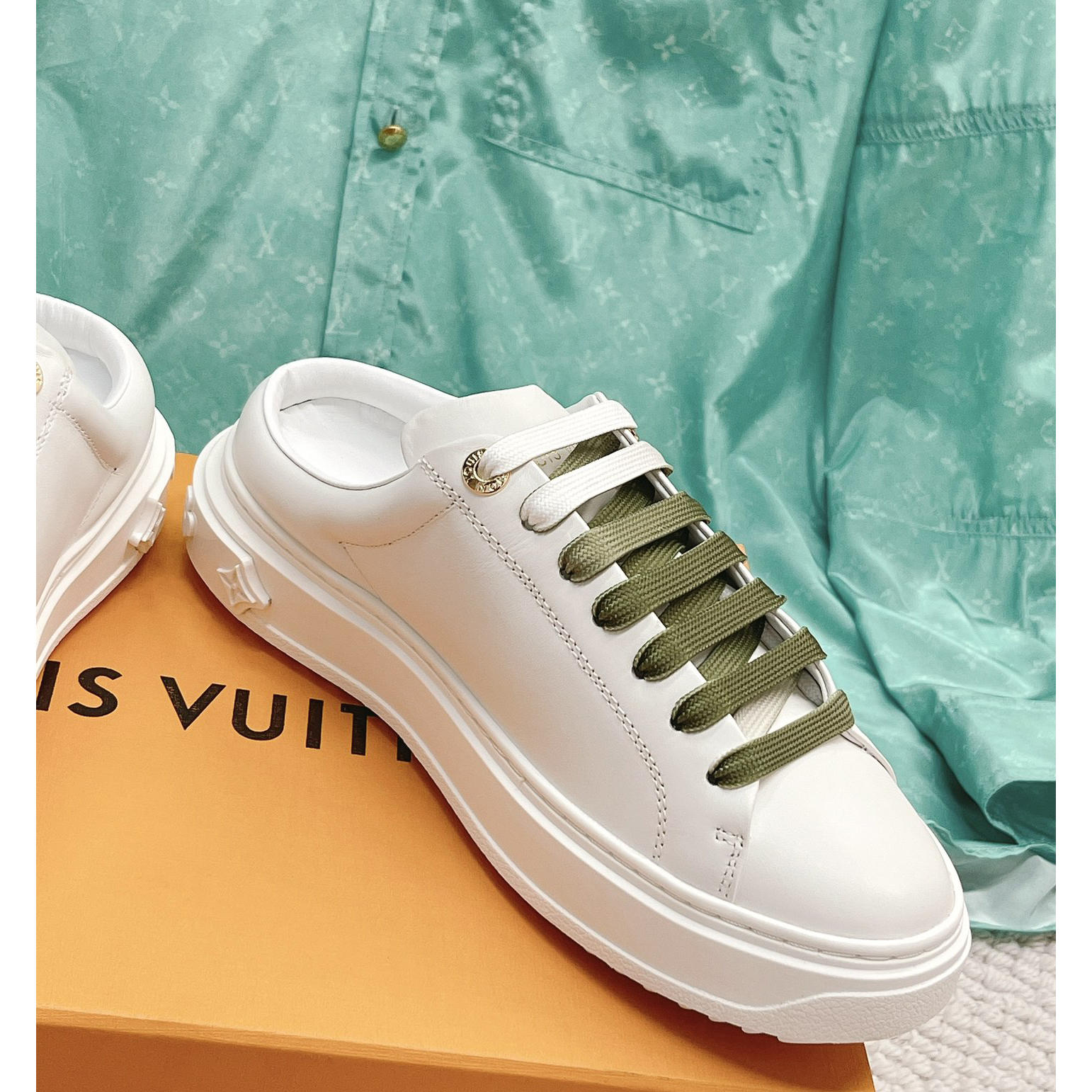 Louis Vuitton Time Out Open Back Sneaker - PerfectKickZ