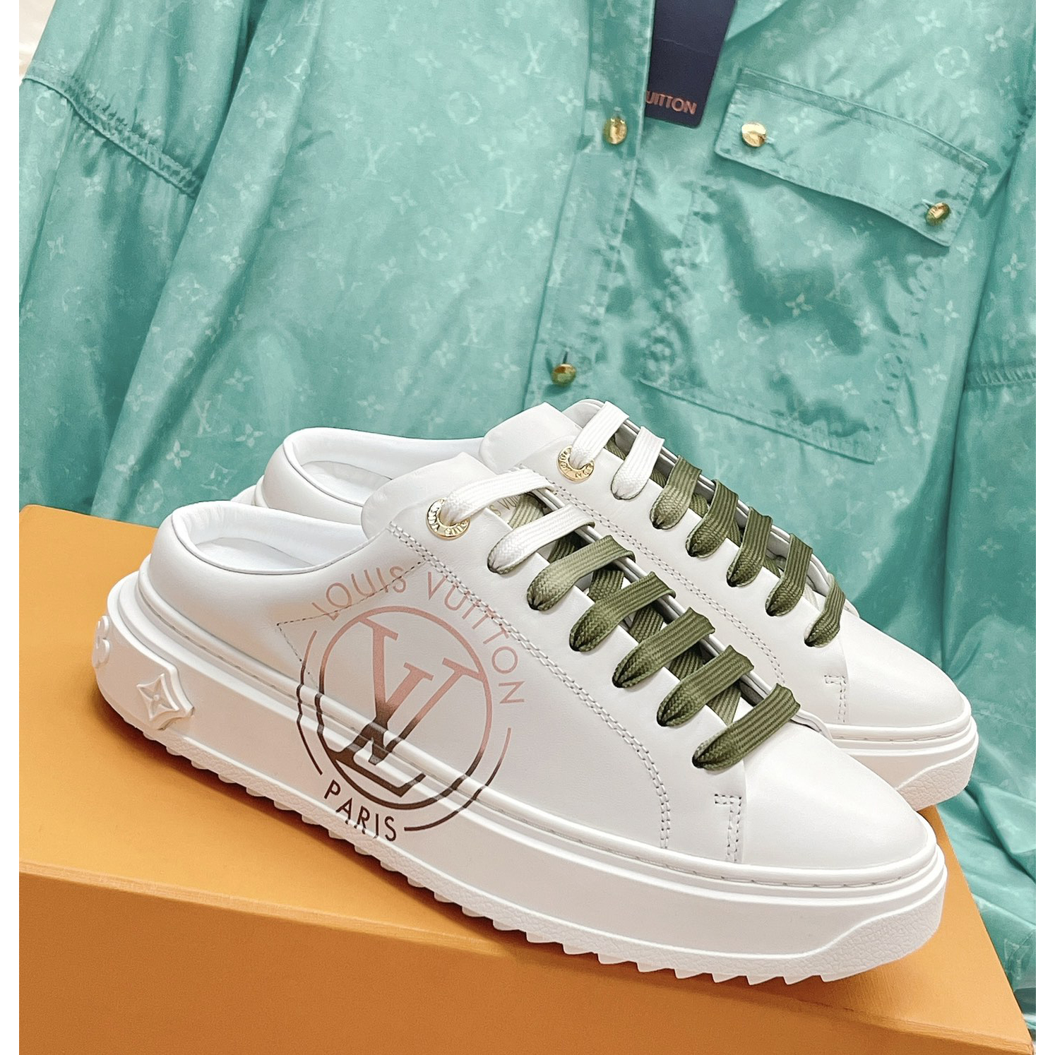 Louis Vuitton Time Out Open Back Sneaker - PerfectKickZ