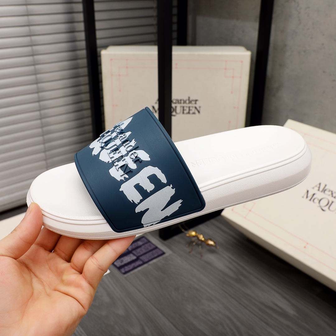 Alexander Mqueen Logo Slipper - PerfectKickZ