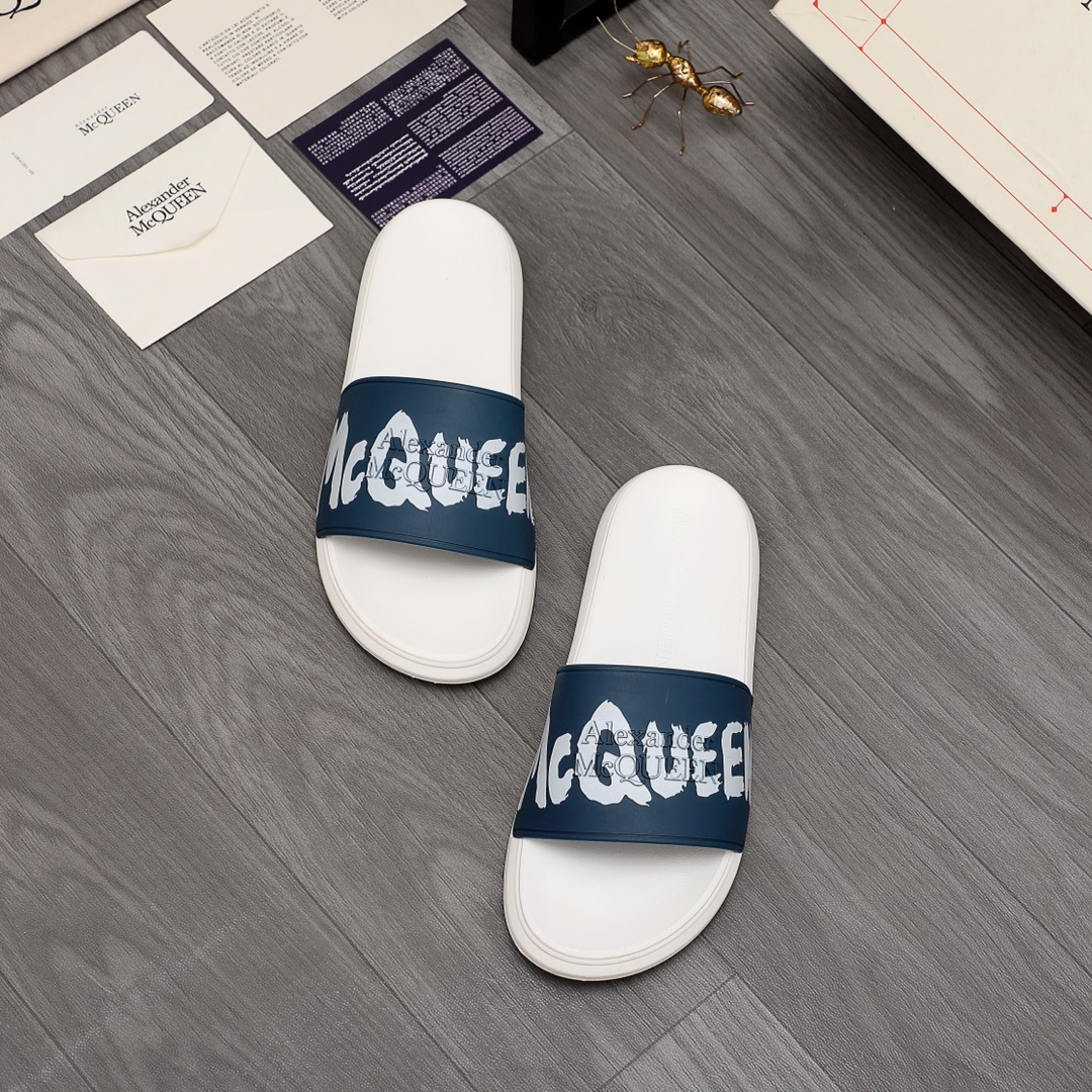 Alexander Mqueen Logo Slipper - PerfectKickZ