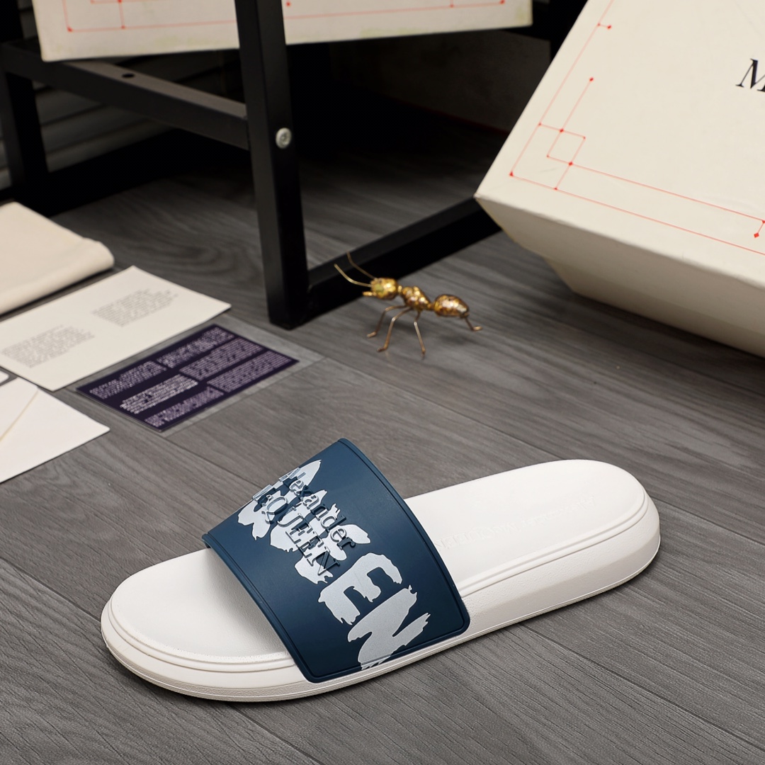 Alexander Mqueen Logo Slipper - PerfectKickZ