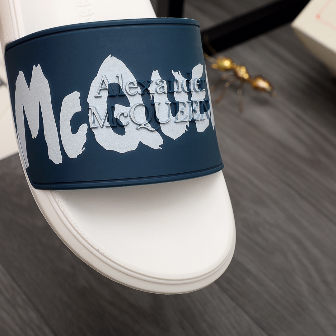 Alexander Mqueen Logo Slipper - PerfectKickZ