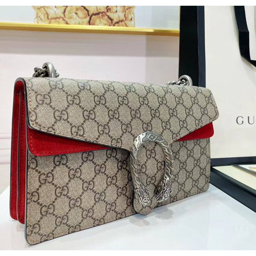 Gucci  Dionysus GG Small Shoulder Bag(28-17-9cm) - PerfectKickZ