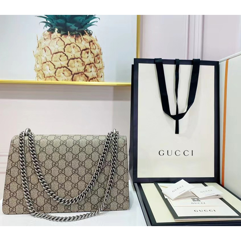Gucci  Dionysus GG Small Shoulder Bag(28-17-9cm) - PerfectKickZ