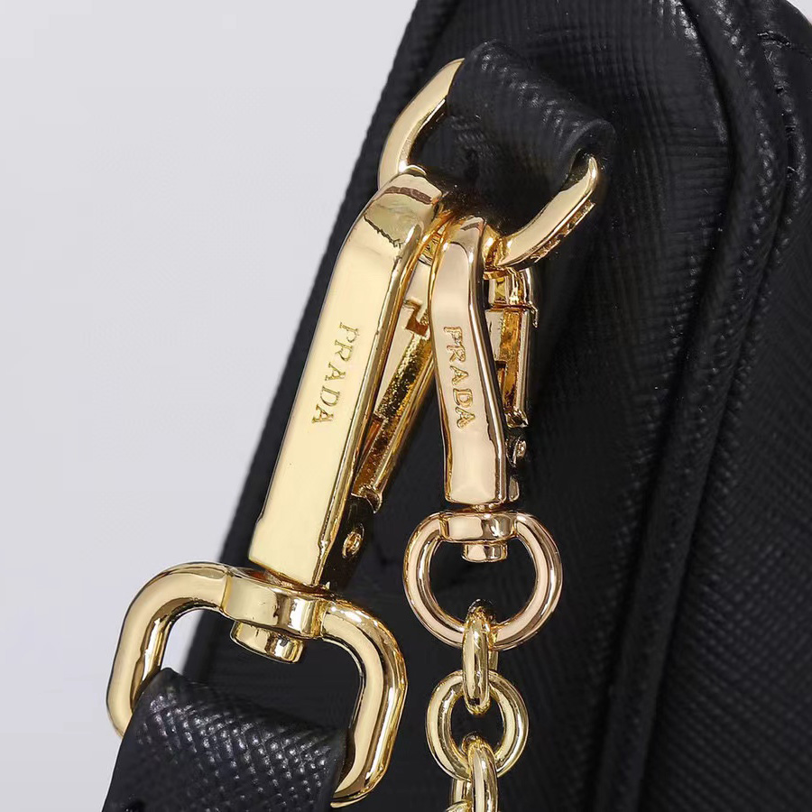 Prada Logo Print Shoulder Bag - PerfectKickZ