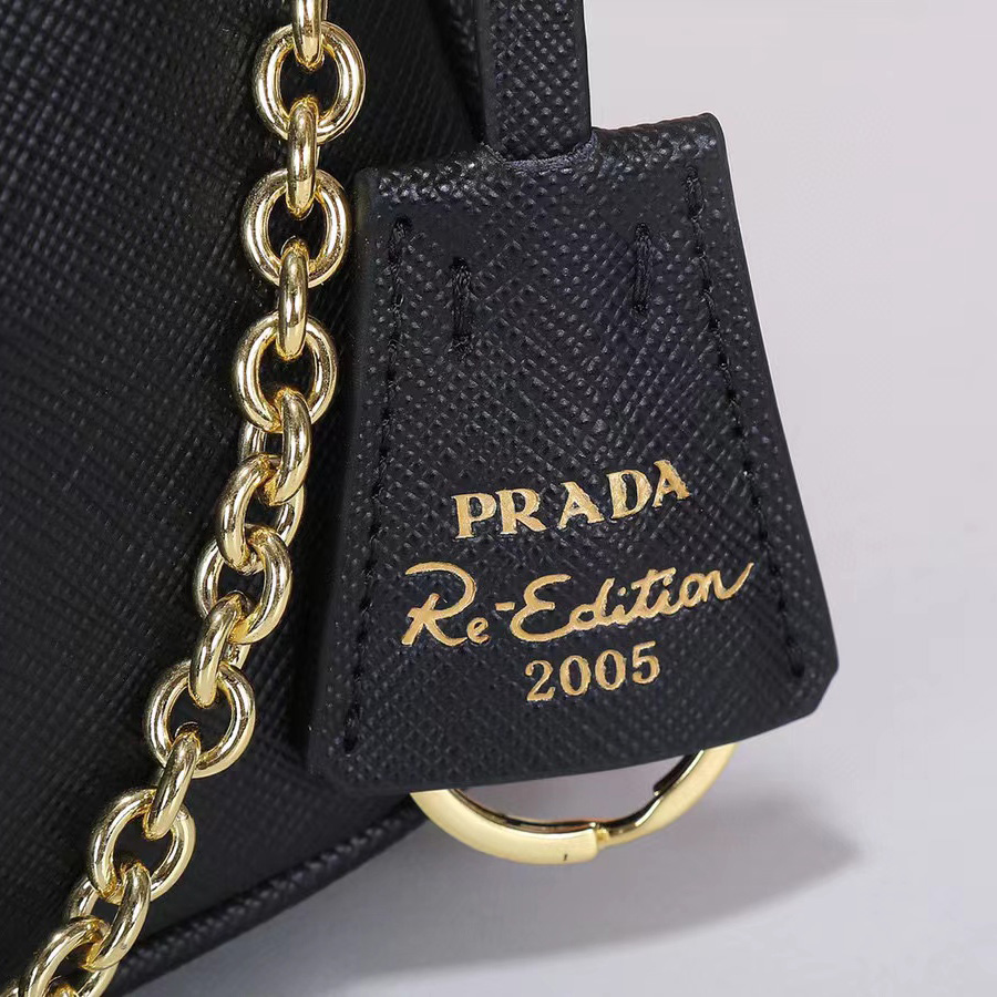Prada Logo Print Shoulder Bag - PerfectKickZ