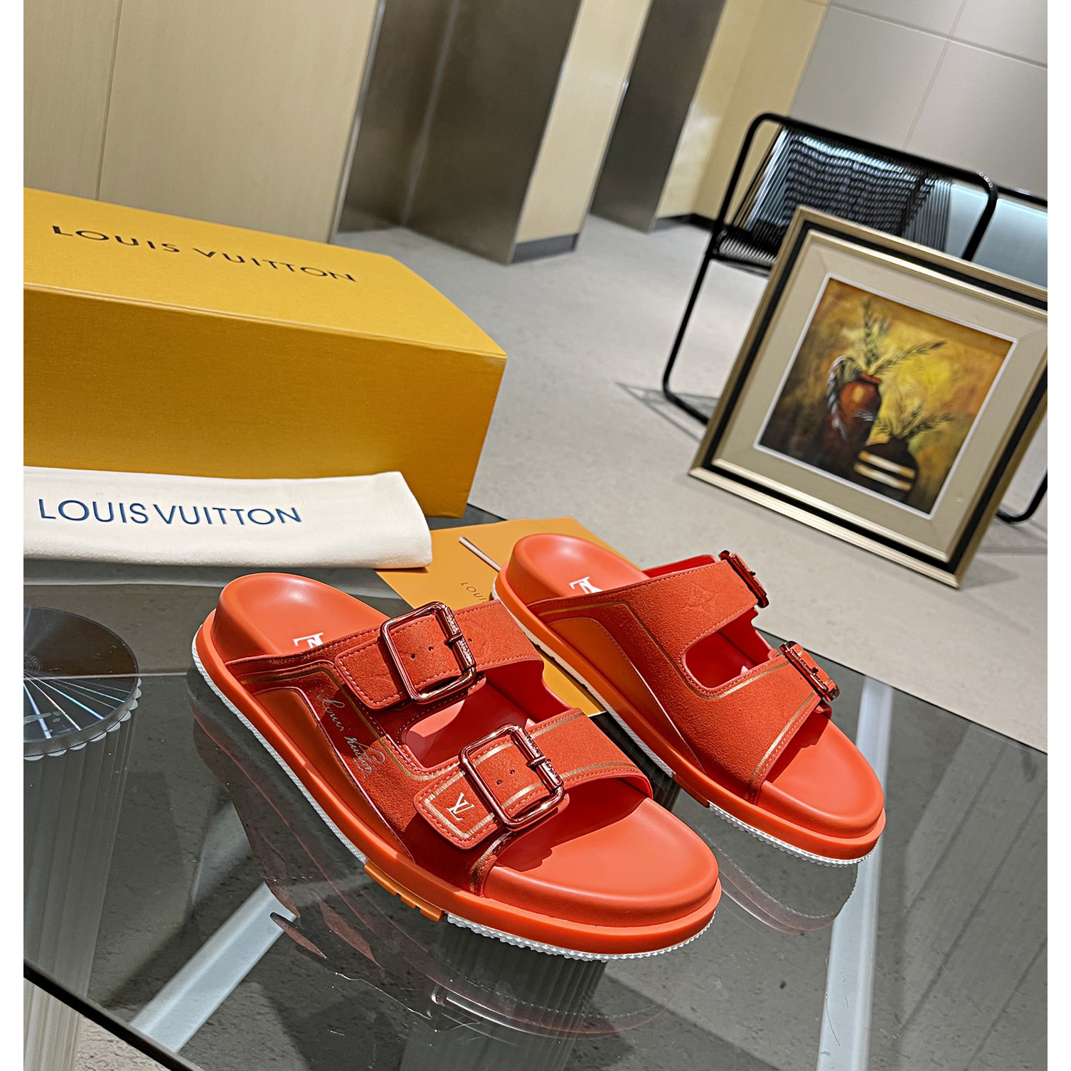Louis Vuitton Men's Trainer Slippers - PerfectKickZ