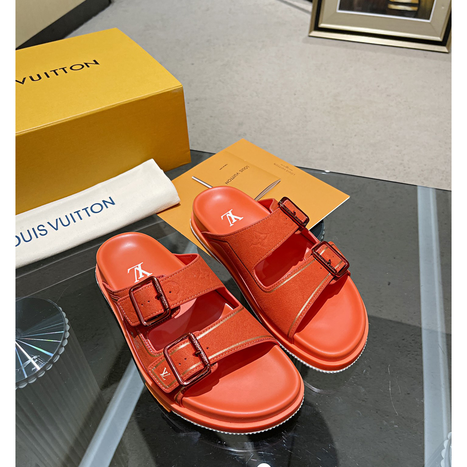 Louis Vuitton Men's Trainer Slippers - PerfectKickZ