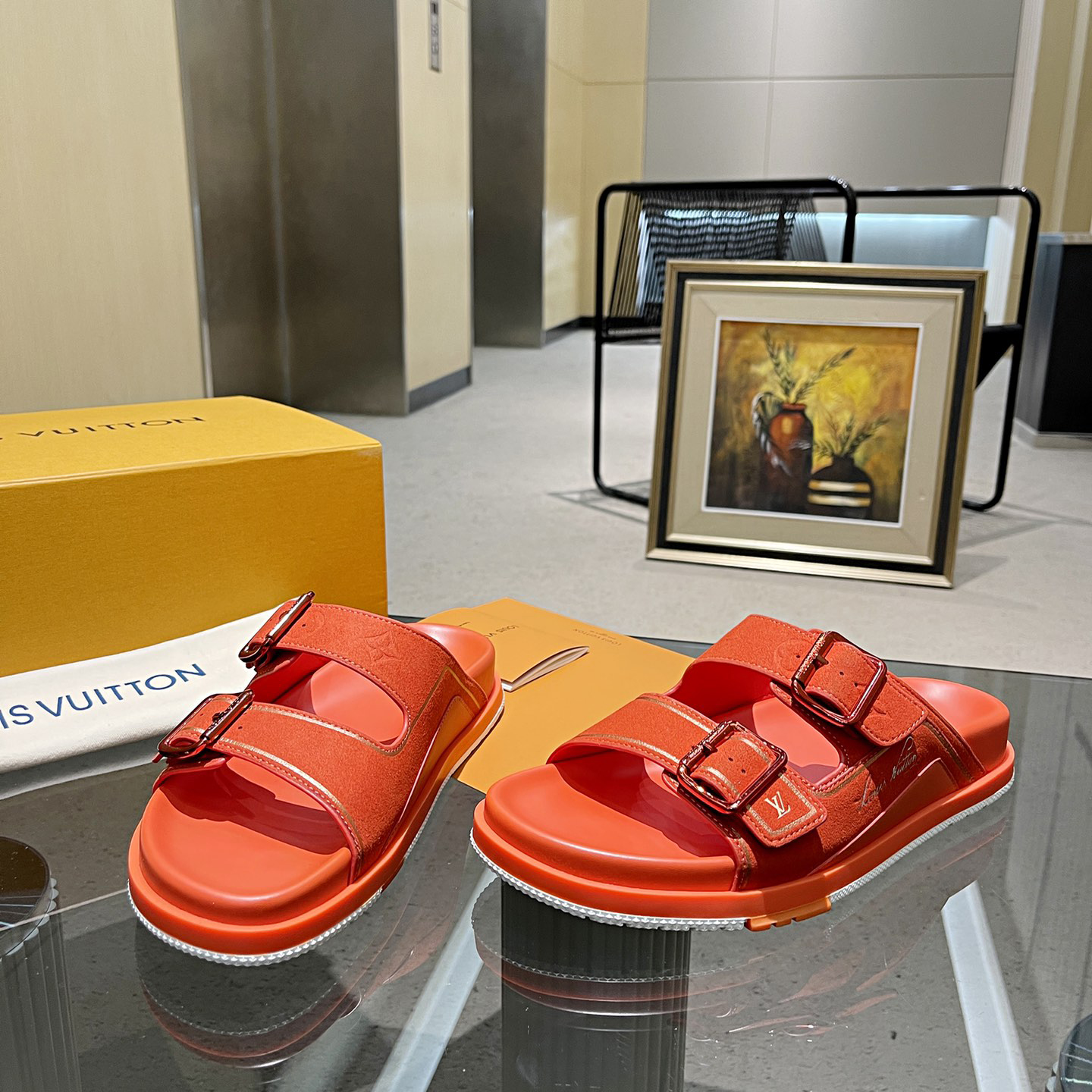 Louis Vuitton Men's Trainer Slippers - PerfectKickZ