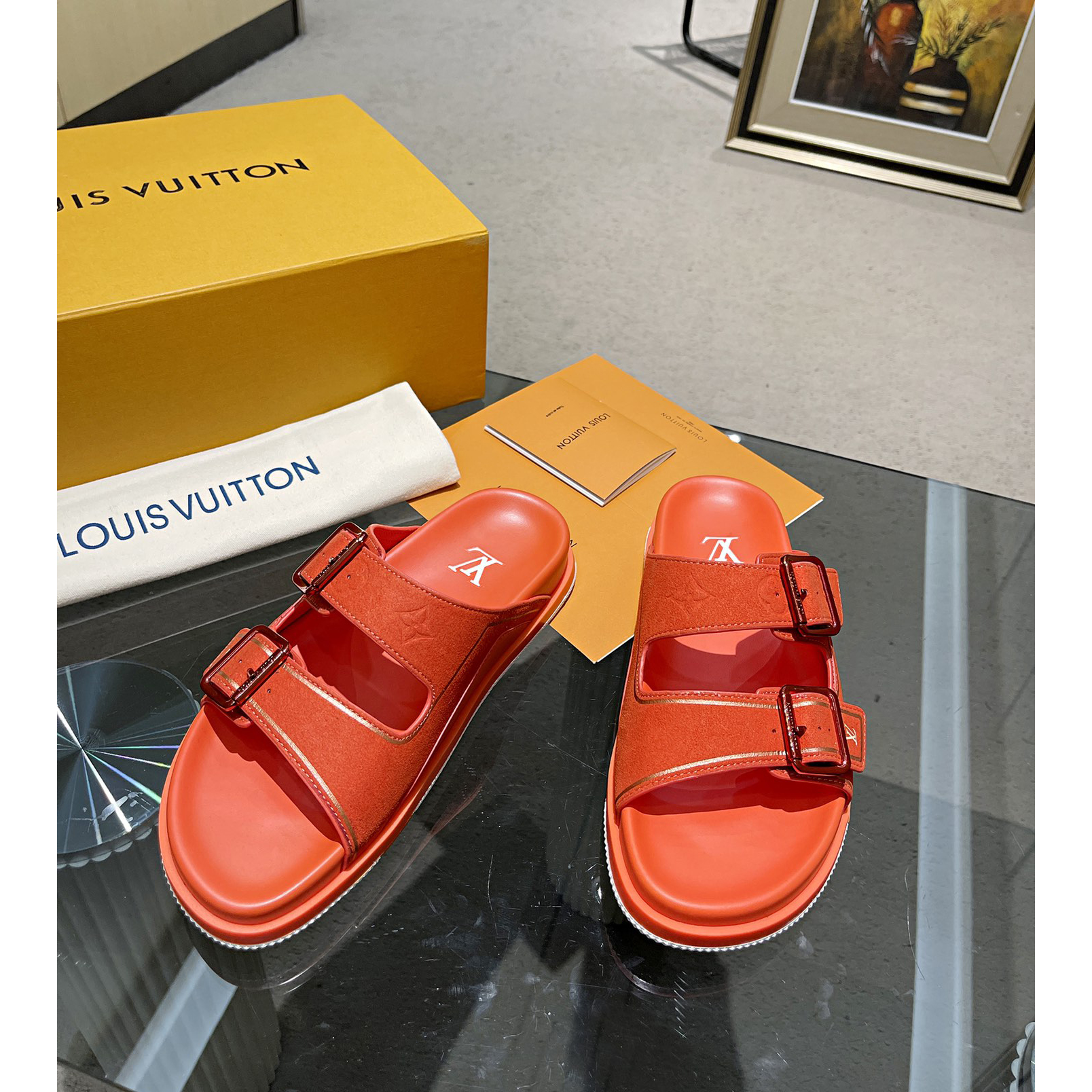 Louis Vuitton Men's Trainer Slippers - PerfectKickZ