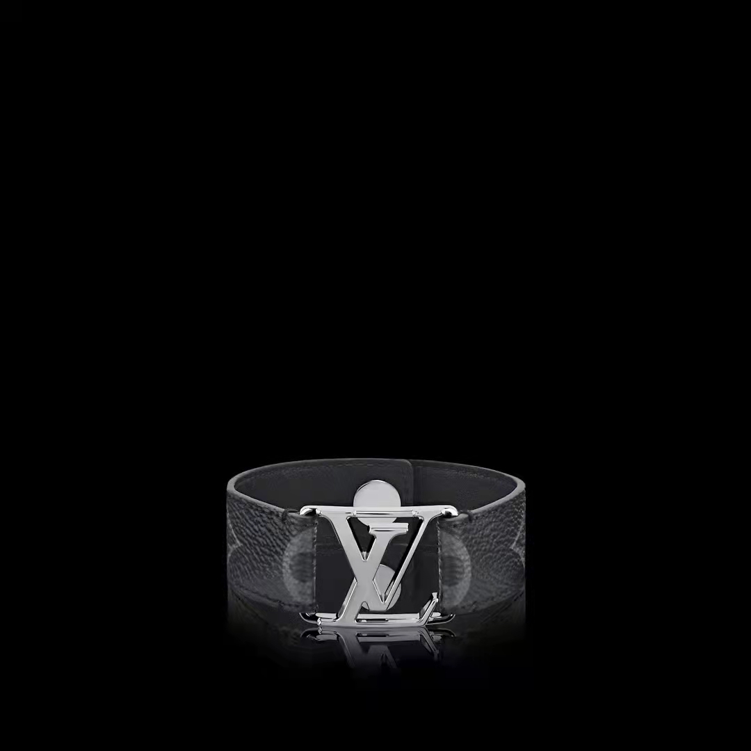 Louis Vuitton Monogram Leather Bracelet - PerfectKickZ