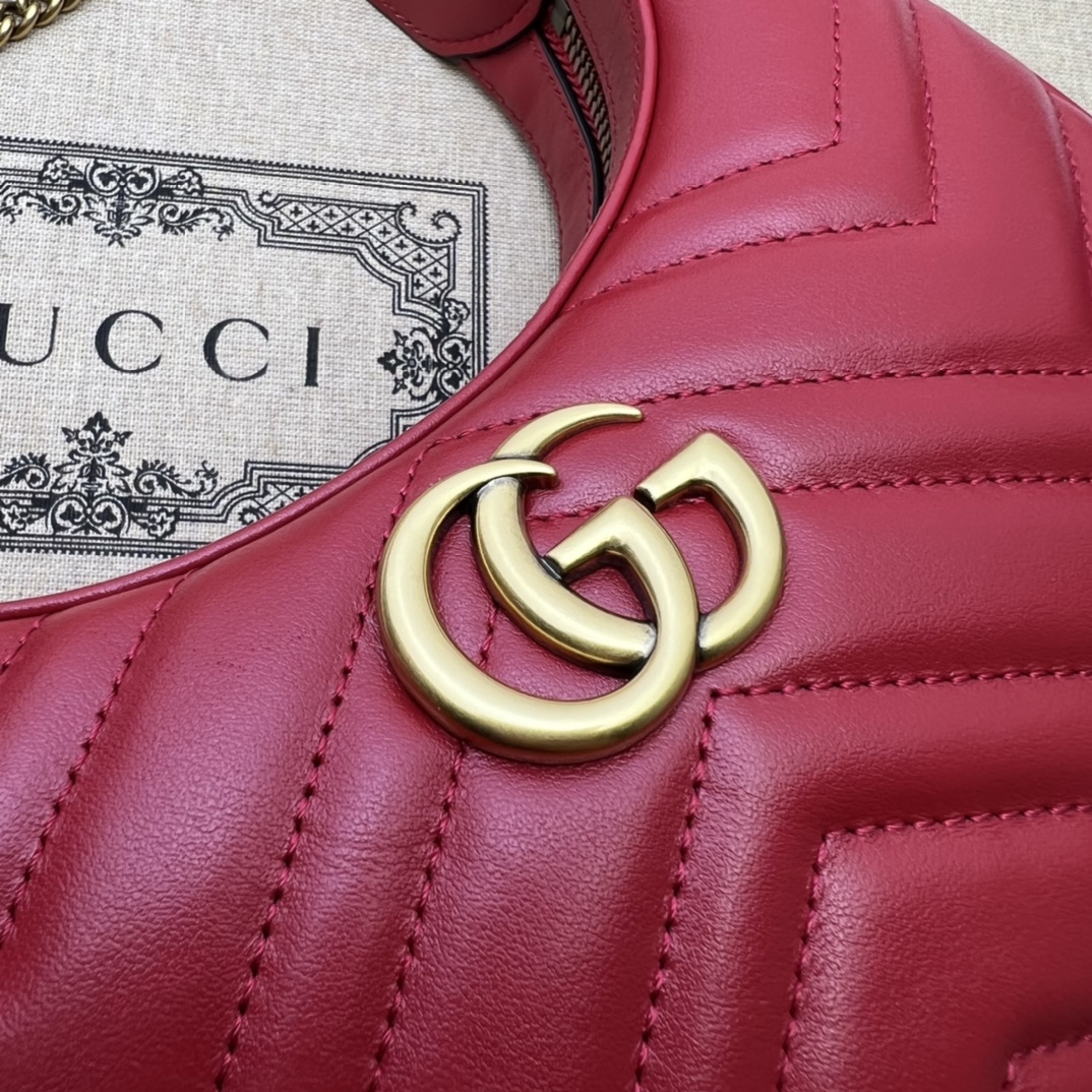 Gucci GG  Leather Handle Bag（21-11-5CM） - PerfectKickZ
