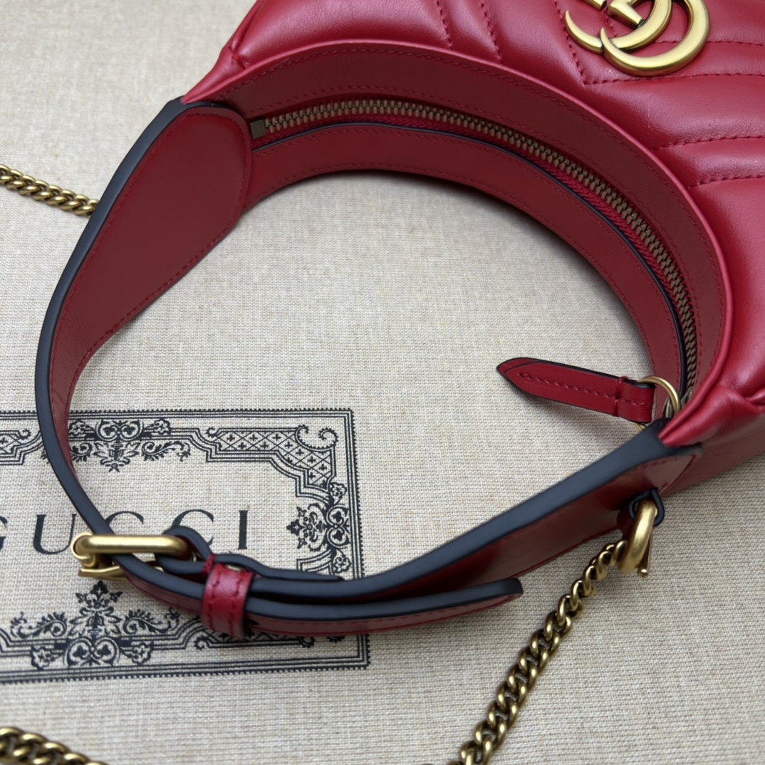 Gucci GG  Leather Handle Bag（21-11-5CM） - PerfectKickZ