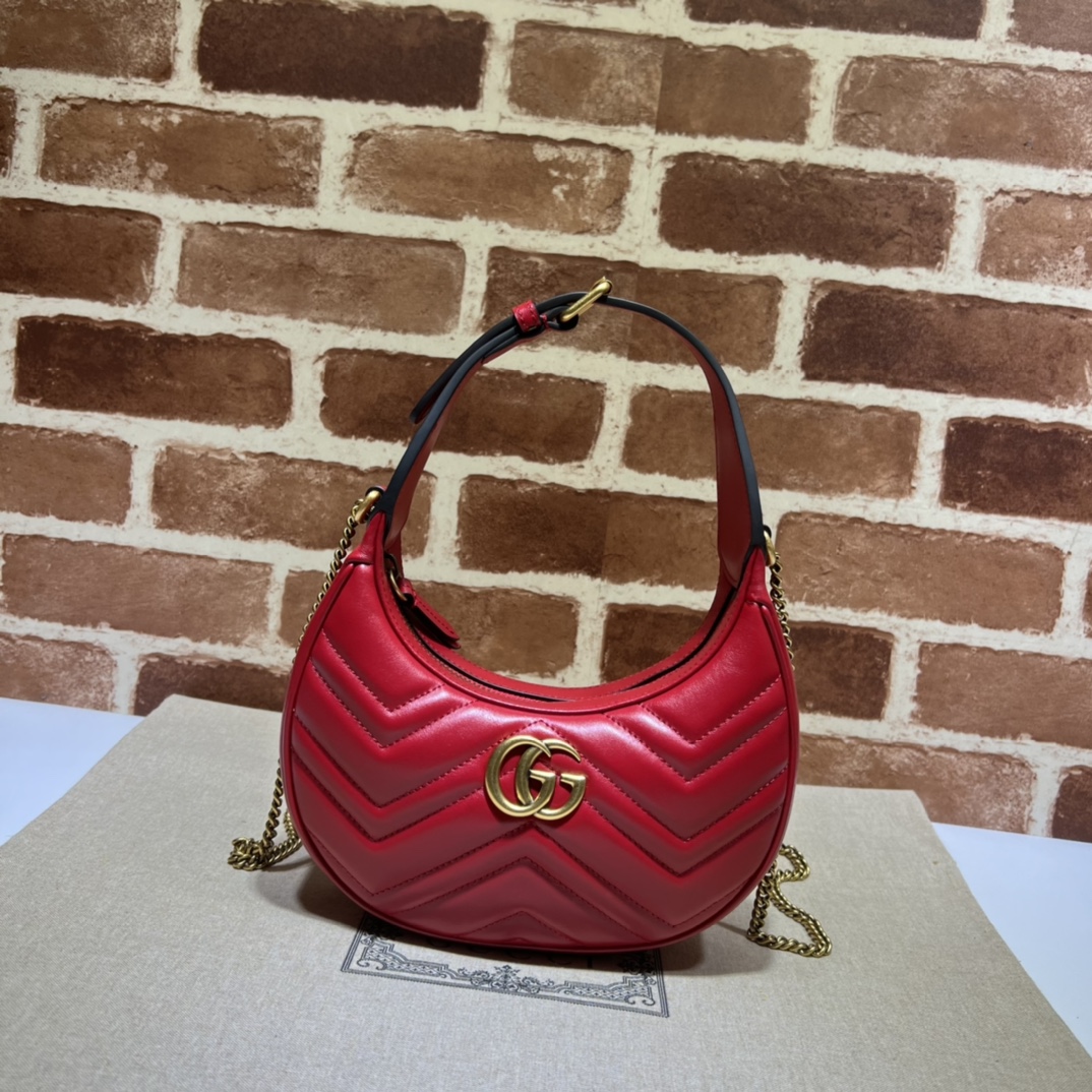 Gucci GG  Leather Handle Bag（21-11-5CM） - PerfectKickZ