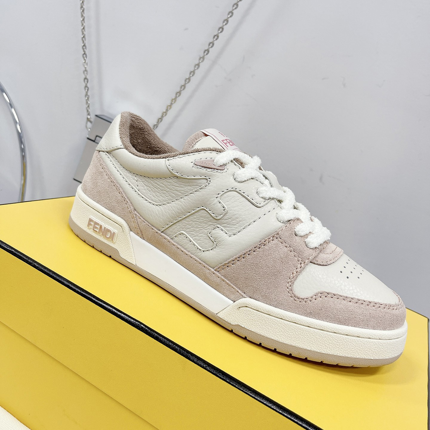 Fendi Match Pink Suede Low Tops Sneaker - PerfectKickZ