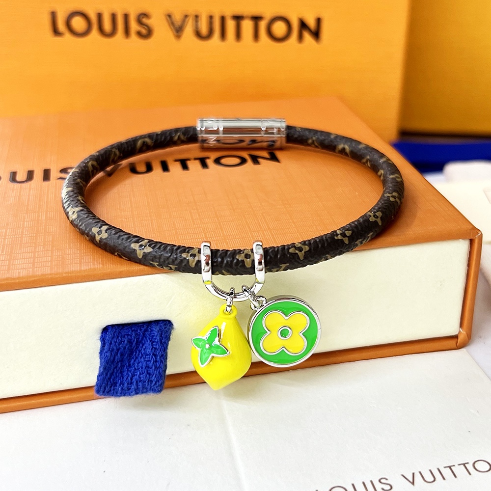 Louis Vuitton Hang It LV Fruits Bracelet - PerfectKickZ
