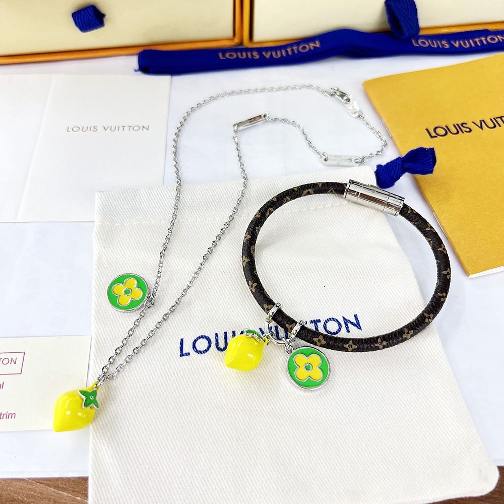 Louis Vuitton Hang It LV Fruits Bracelet - PerfectKickZ