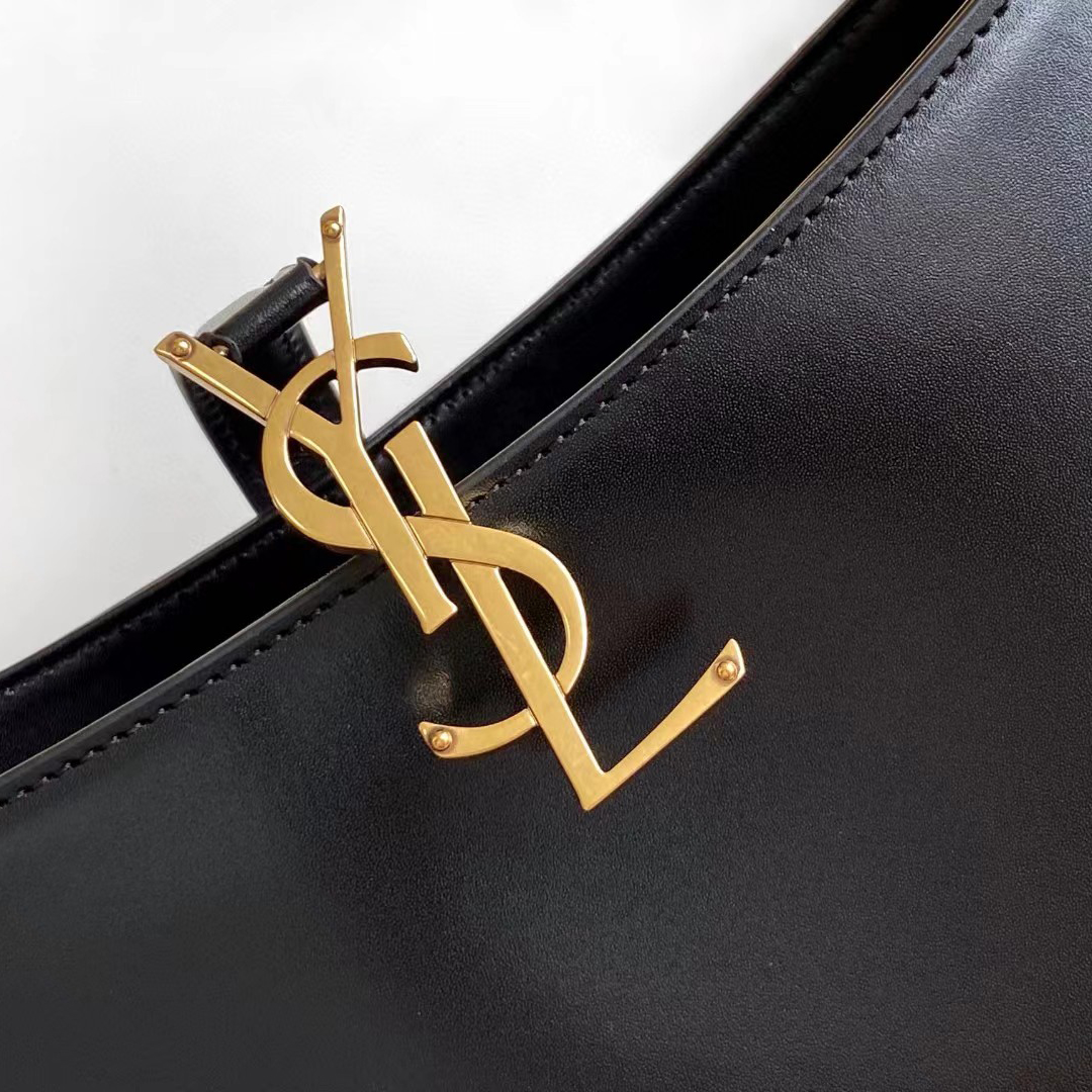 Saint Laurent Hobo Bag In Smooth Leather(25-14-6cm) - PerfectKickZ