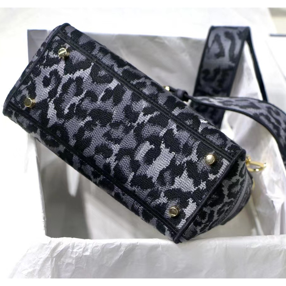 Dior Leopard Print Lady Bag（24-20-11CM） - PerfectKickZ