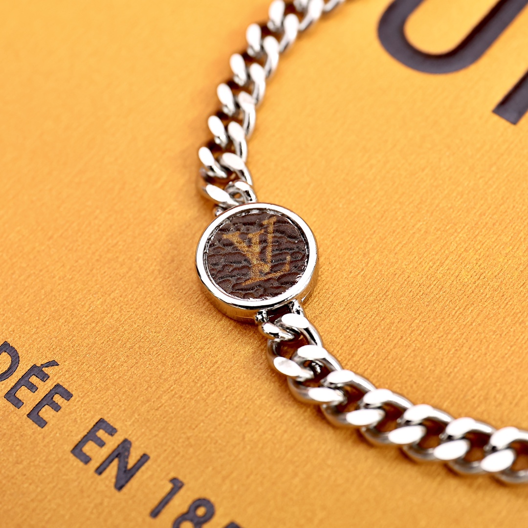 Louis Vuitton Monogram Lock Bracelet - PerfectKickZ