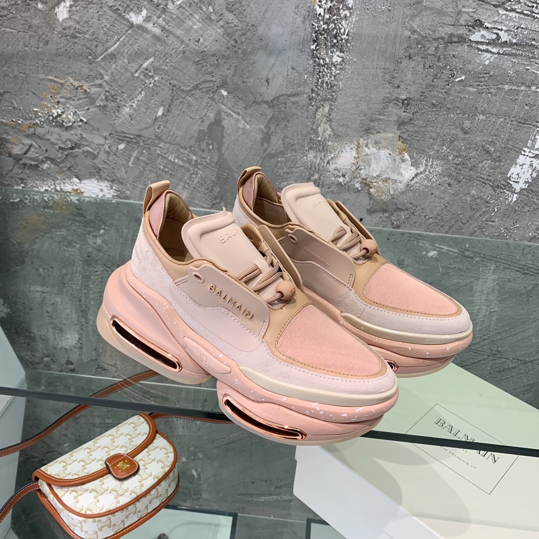 Balmain B-Bold Low-Top Sneakers - PerfectKickZ