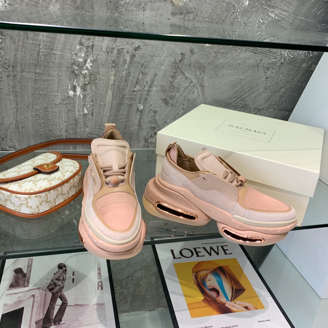 Balmain B-Bold Low-Top Sneakers - PerfectKickZ