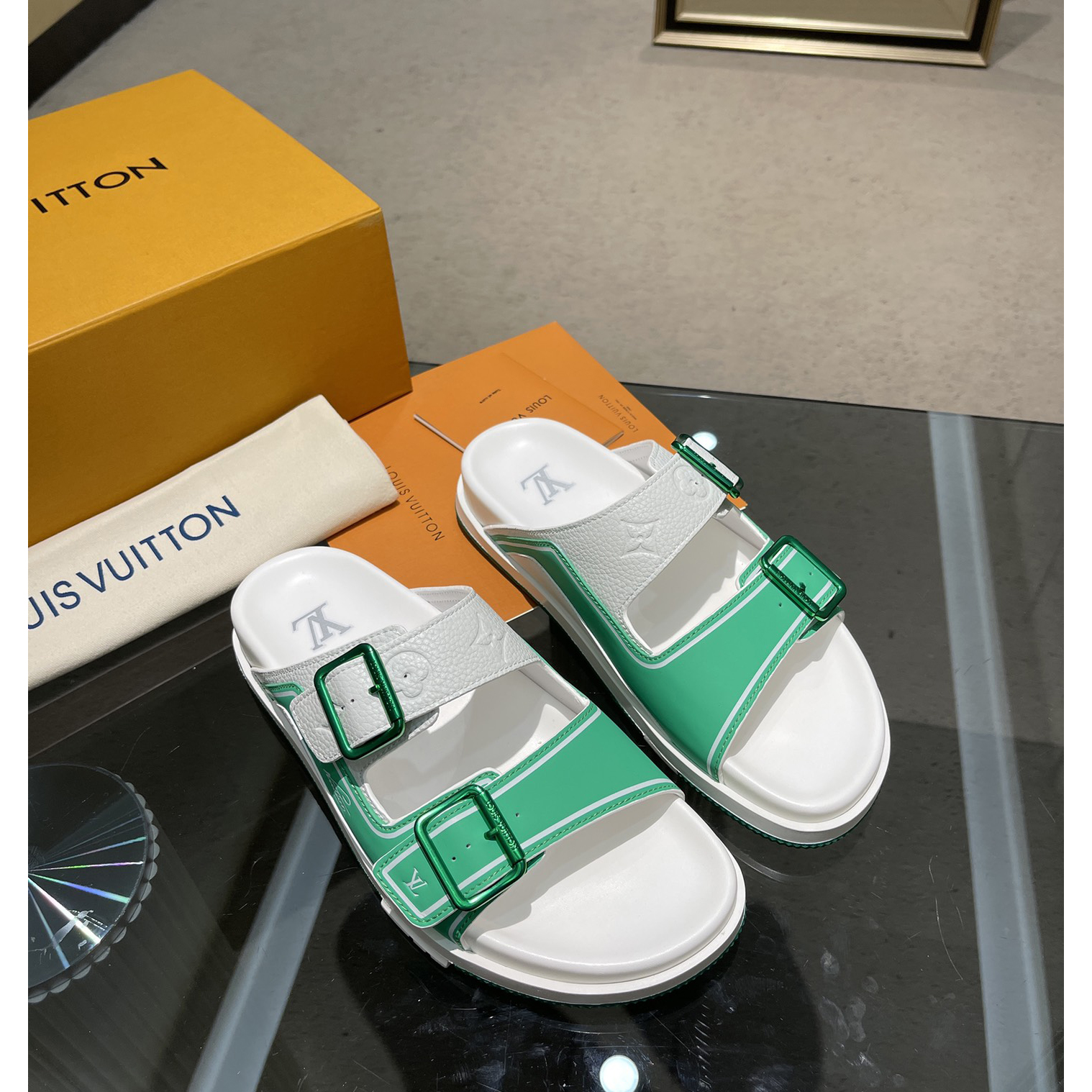 Louis Vuitton Men's Trainer Slippers - PerfectKickZ
