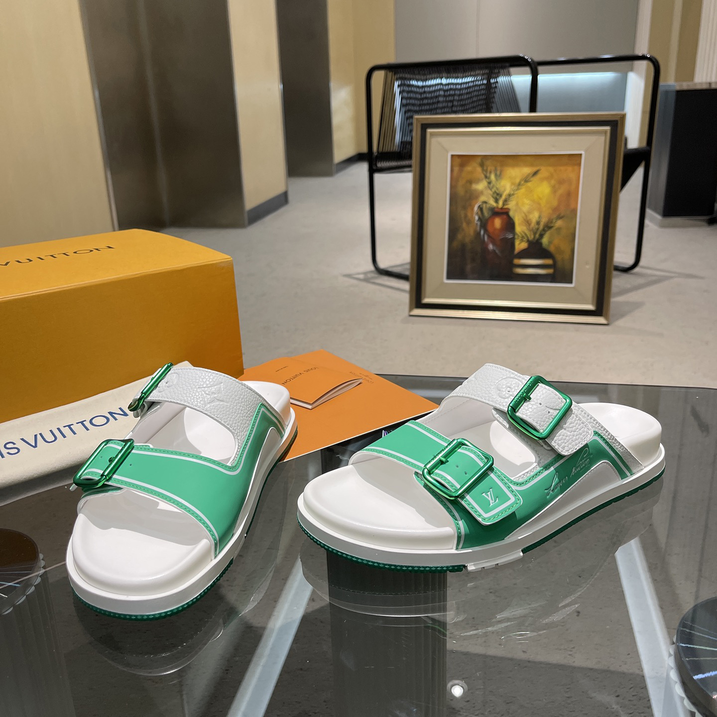 Louis Vuitton Men's Trainer Slippers - PerfectKickZ