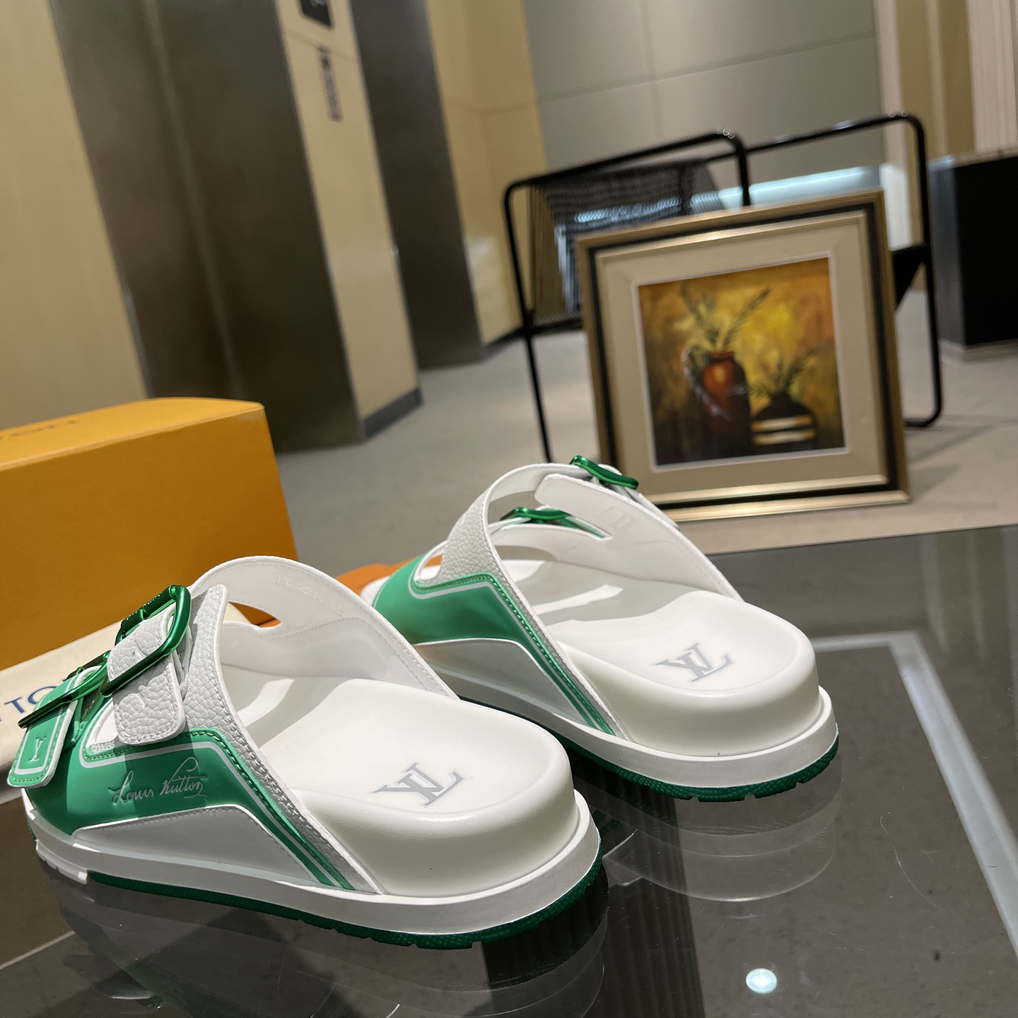 Louis Vuitton Men's Trainer Slippers - PerfectKickZ