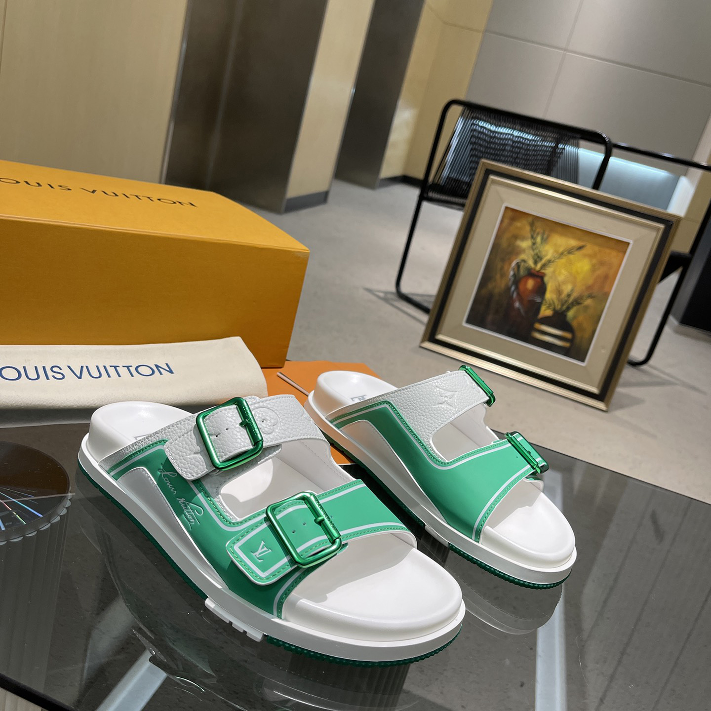 Louis Vuitton Men's Trainer Slippers - PerfectKickZ