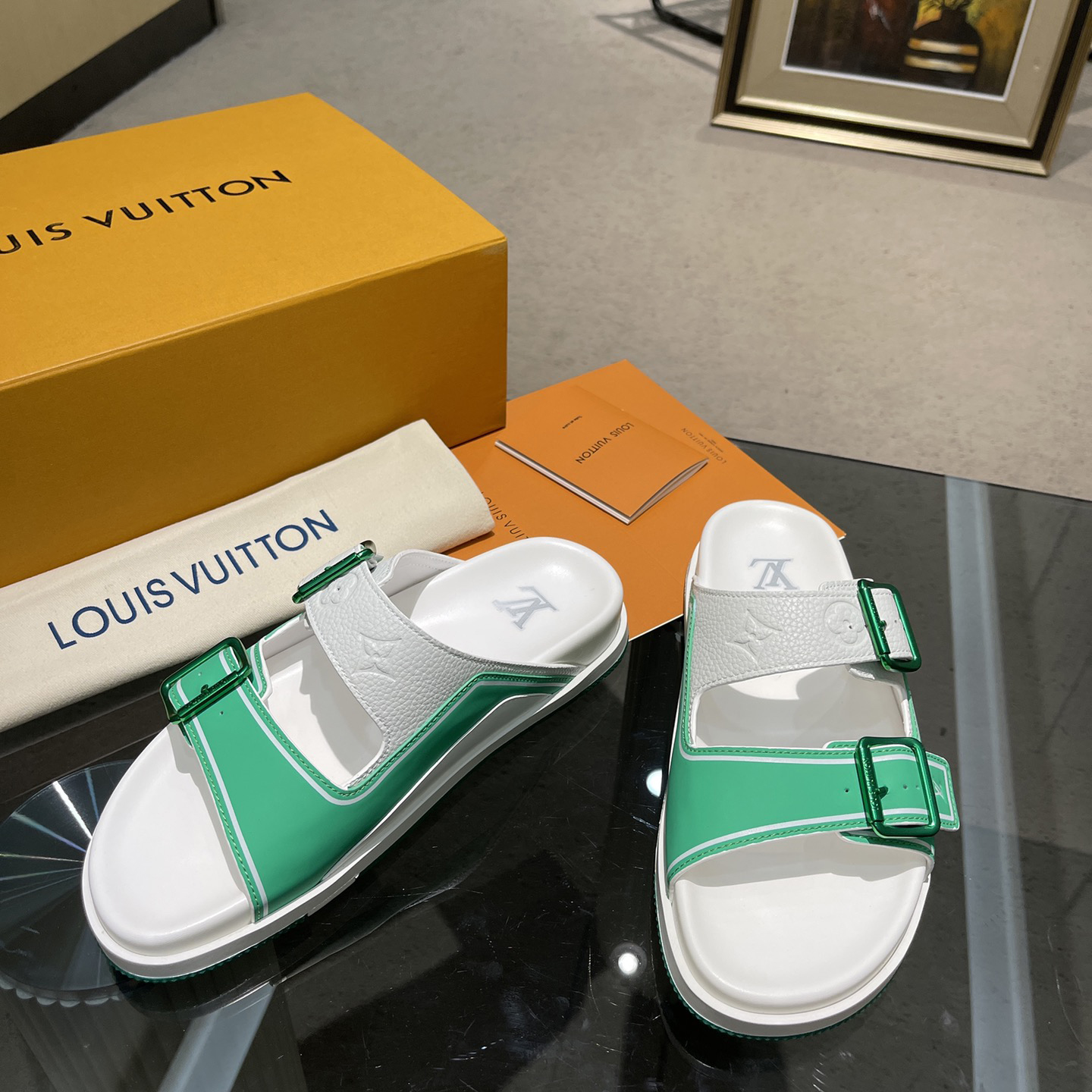 Louis Vuitton Men's Trainer Slippers - PerfectKickZ