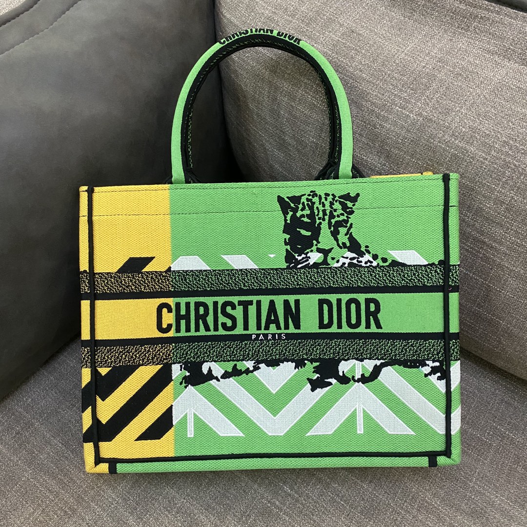 Dior Book Tote D-Jungle Pop（36.5*28*17.5cm） - PerfectKickZ