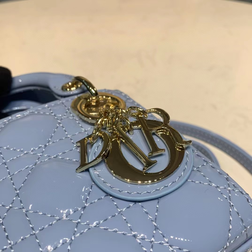 Dior Lady Bag  Cannage Calfskin（12-10-5CM） - PerfectKickZ
