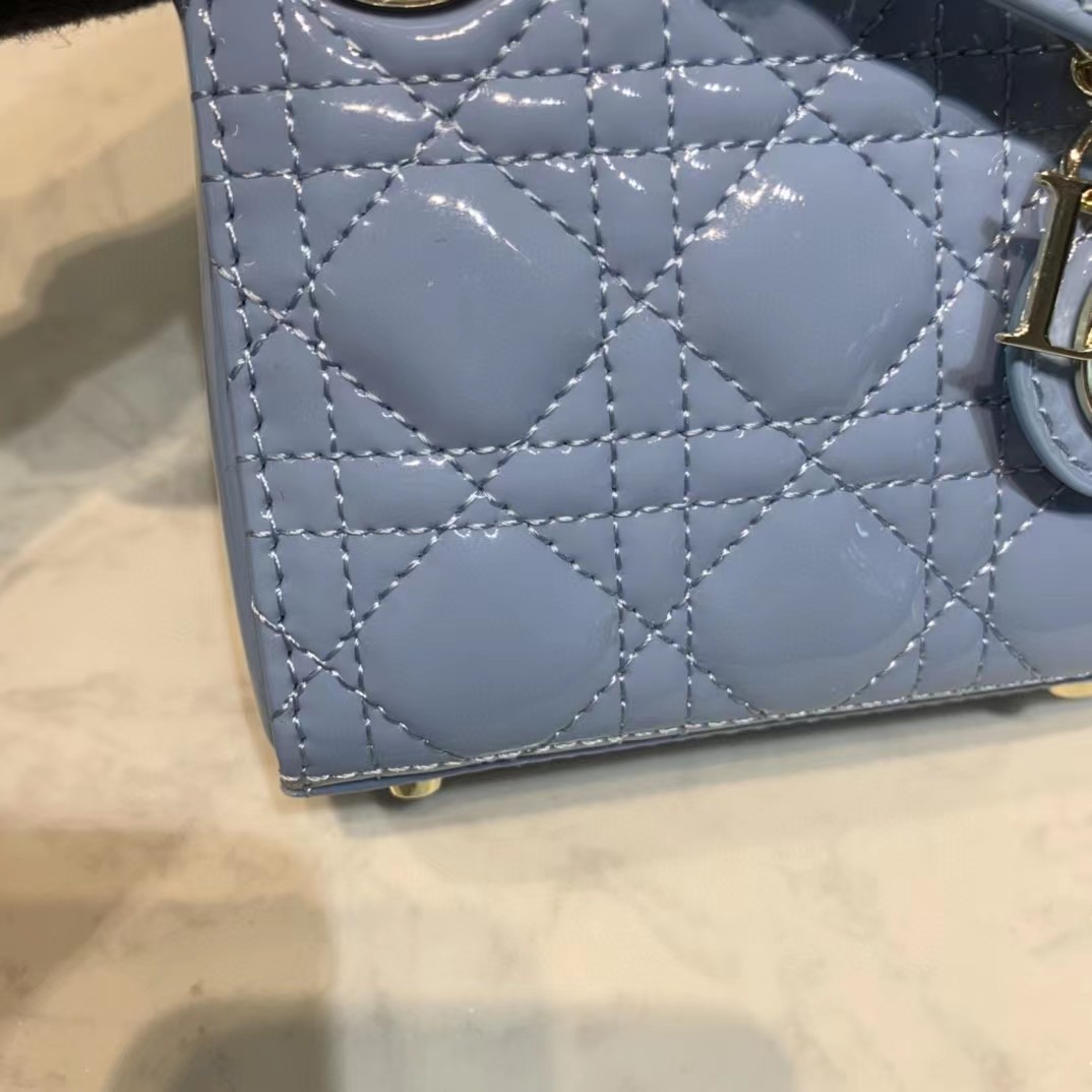 Dior Lady Bag  Cannage Calfskin（12-10-5CM） - PerfectKickZ