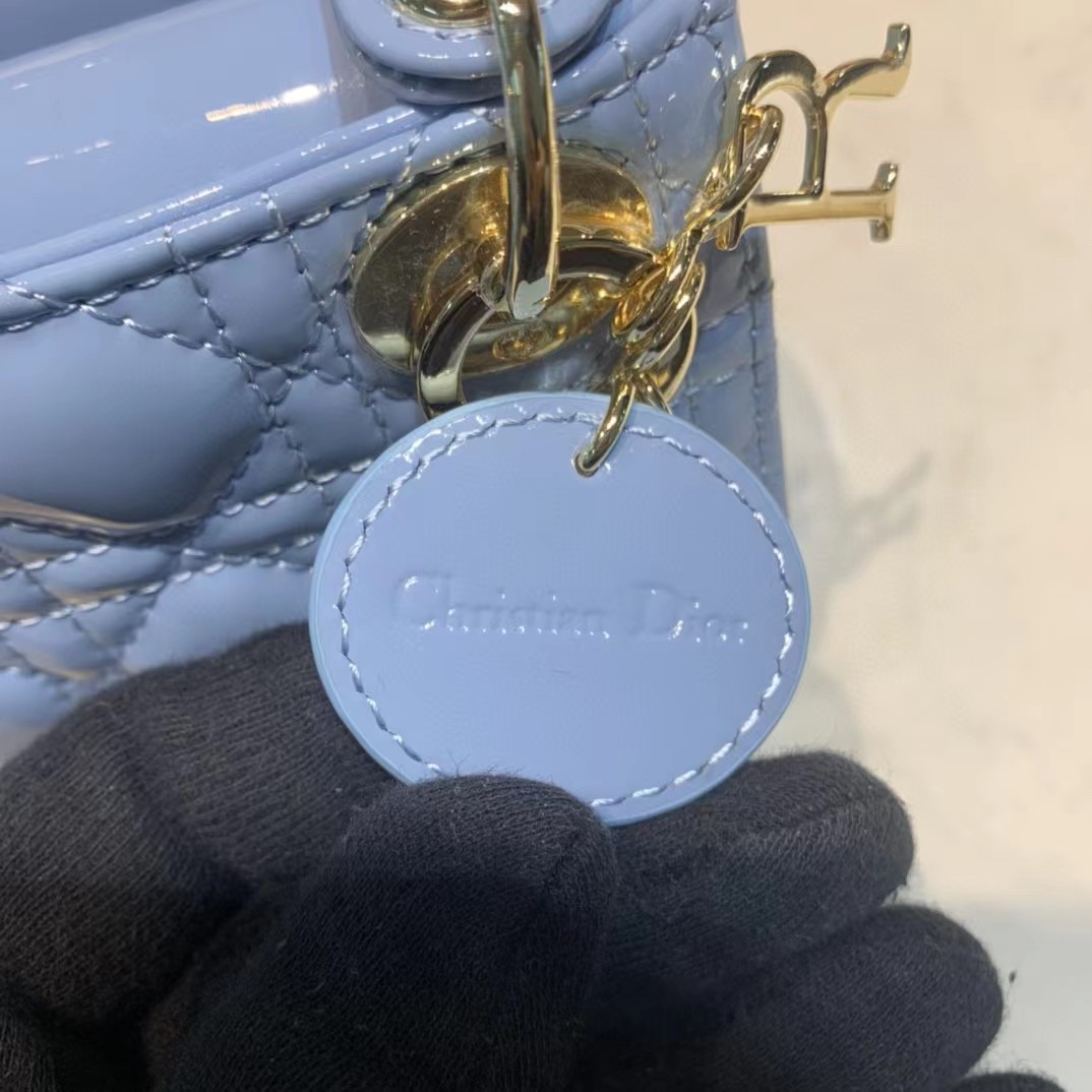 Dior Lady Bag  Cannage Calfskin（12-10-5CM） - PerfectKickZ