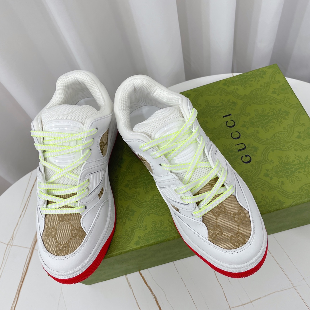 Gucci  Basket Sneaker With Lnterlocking G  - PerfectKickZ