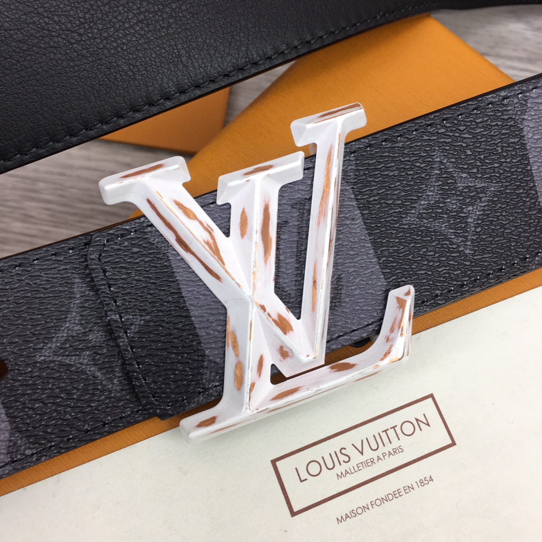 Louis Vuitton Squared LV 40mm Belt - PerfectKickZ