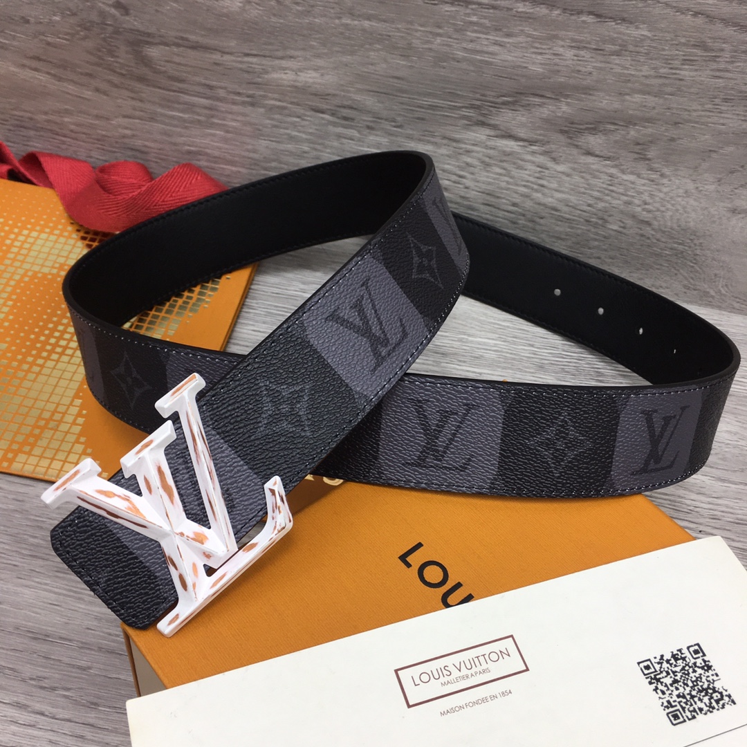Louis Vuitton Squared LV 40mm Belt - PerfectKickZ