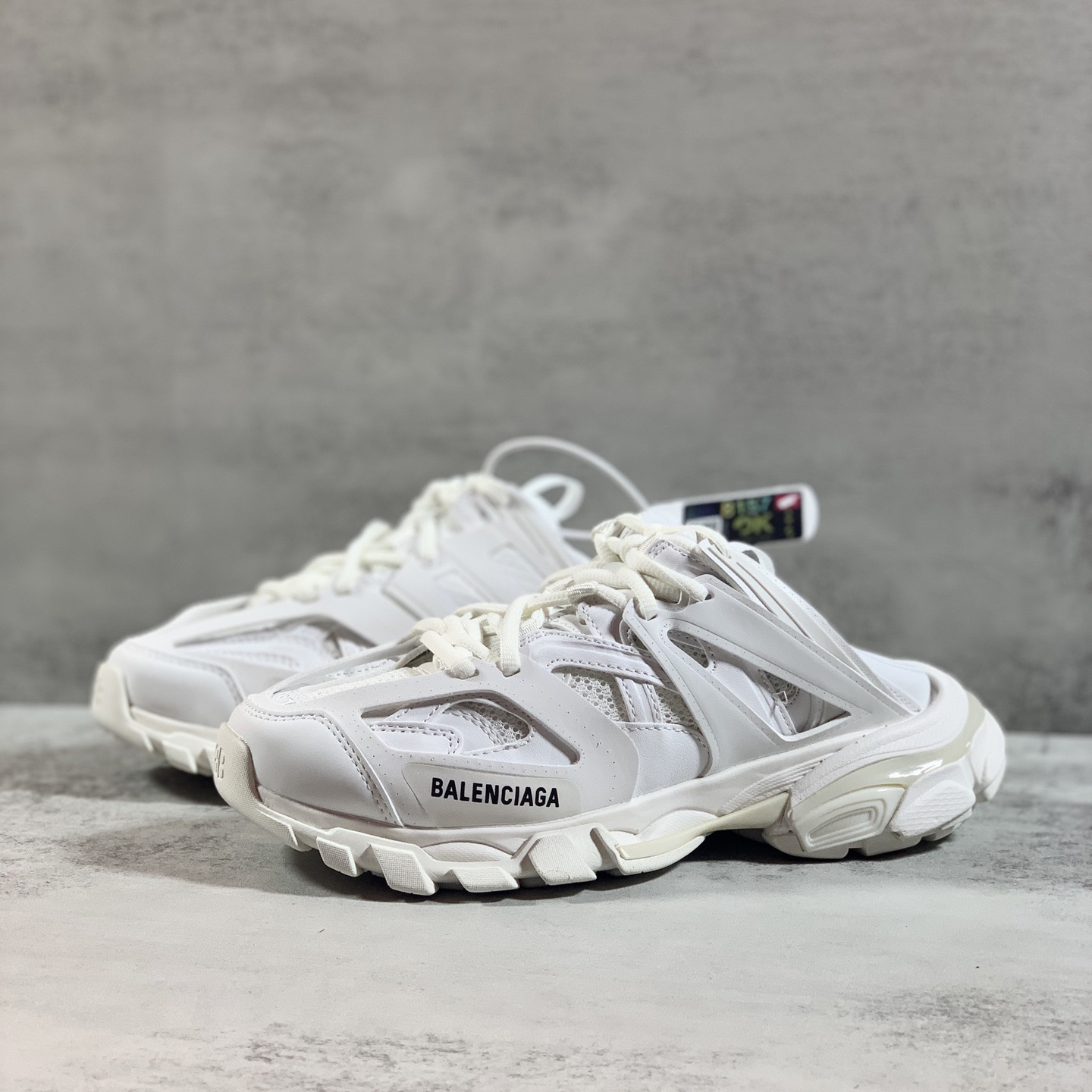 Balenciaga Track Mule In White - PerfectKickZ