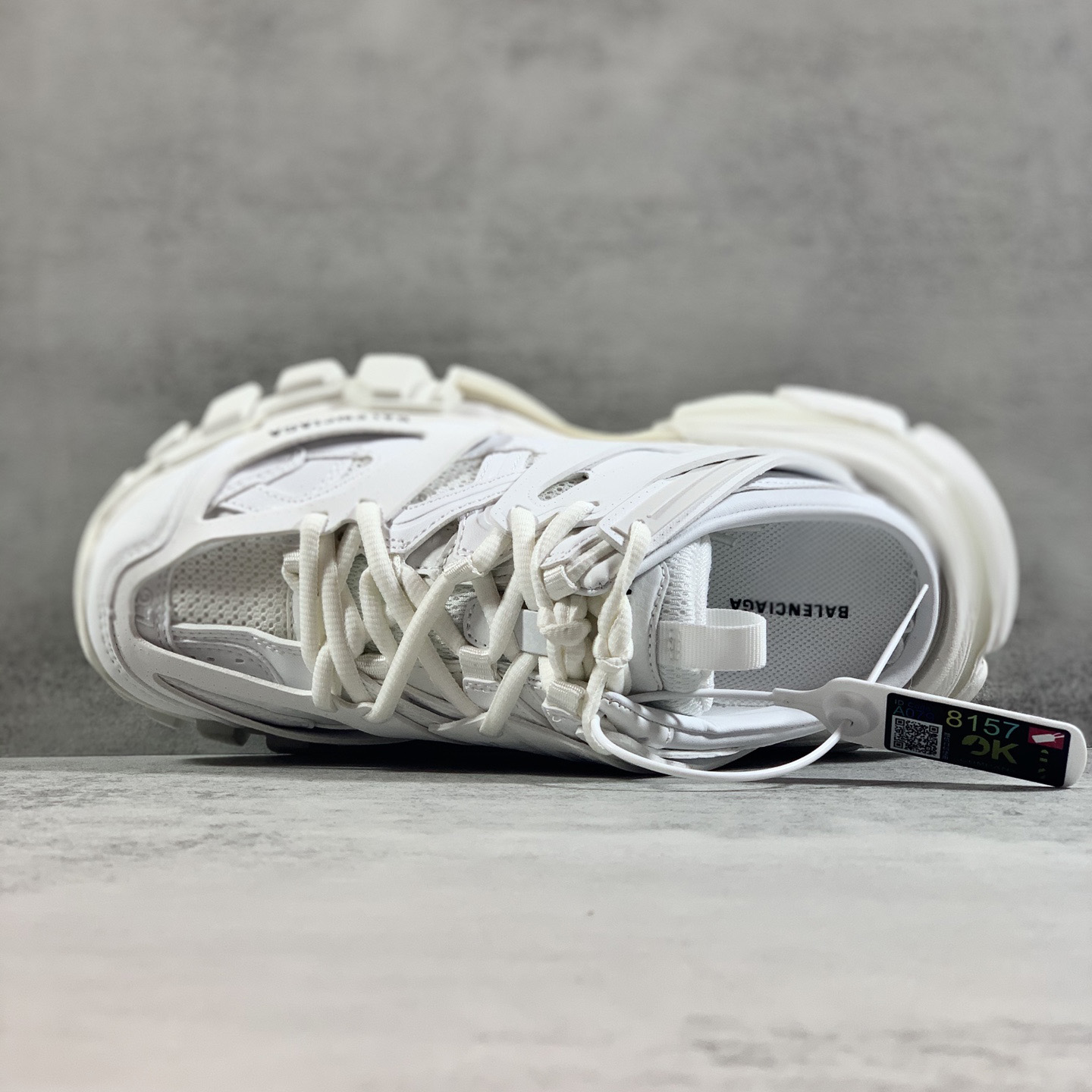 Balenciaga Track Mule In White - PerfectKickZ