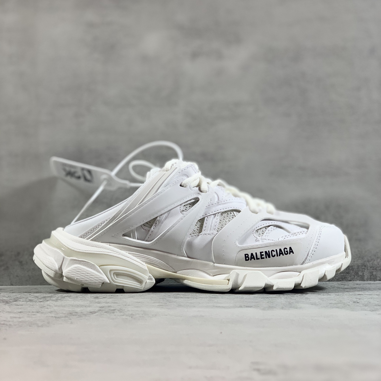 Balenciaga Track Mule In White - PerfectKickZ