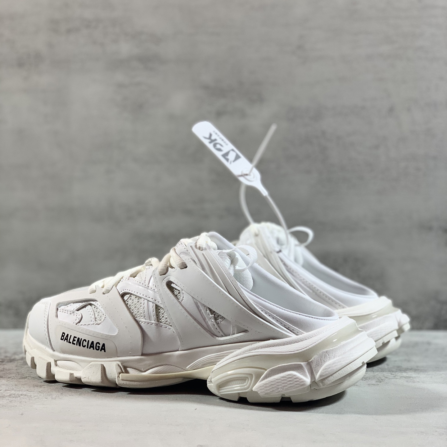Balenciaga Track Mule In White - PerfectKickZ