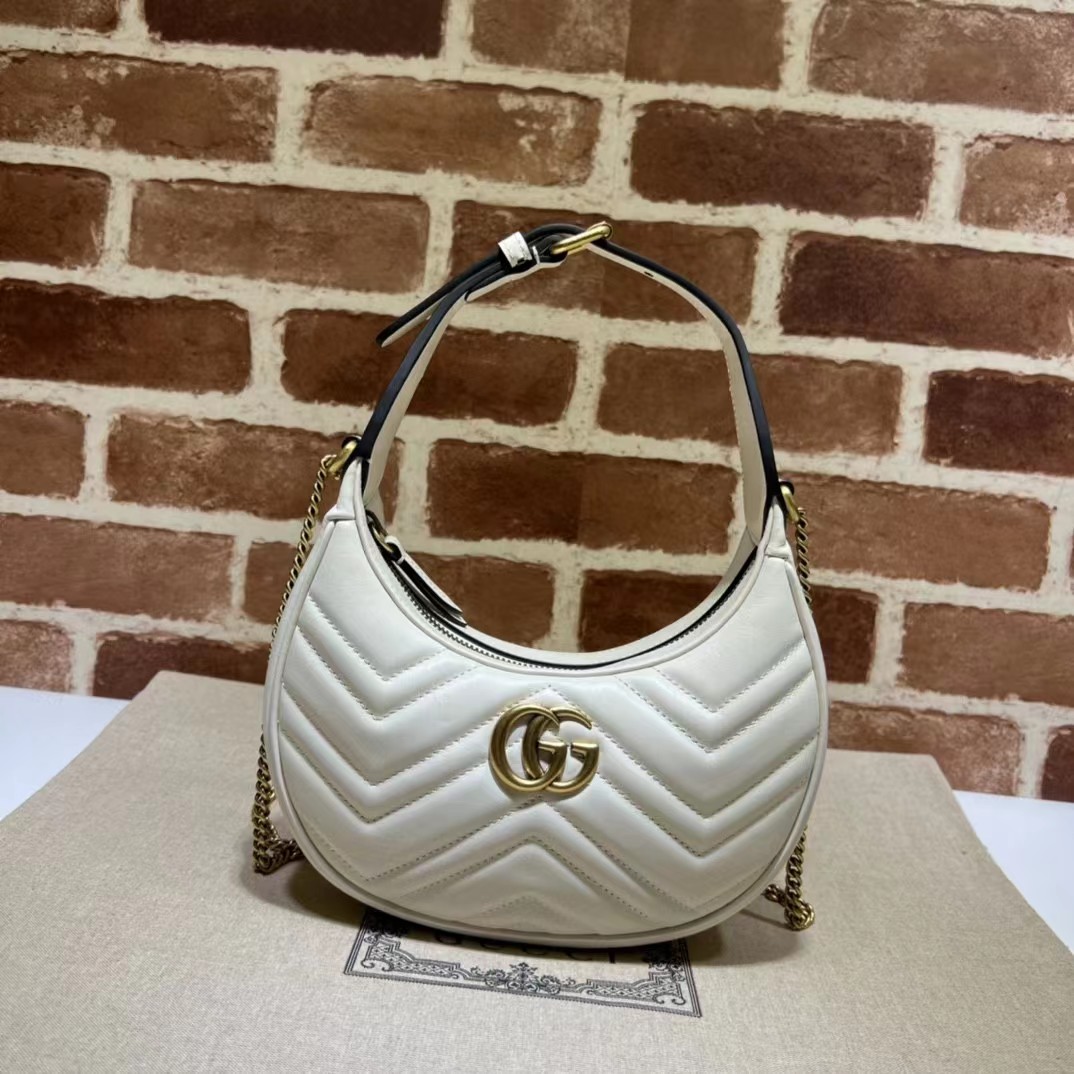 Gucci GG  Leather Handle Bag（21-11-5CM） - PerfectKickZ