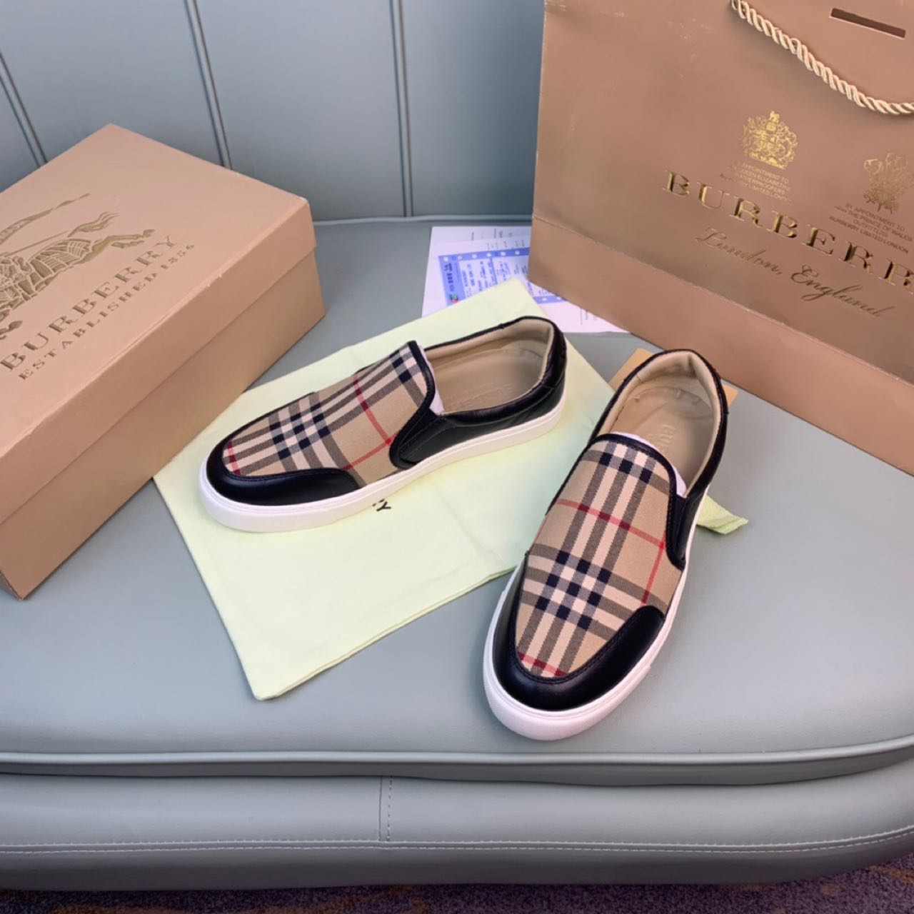 Burberry Vintage Check Loafers   - PerfectKickZ