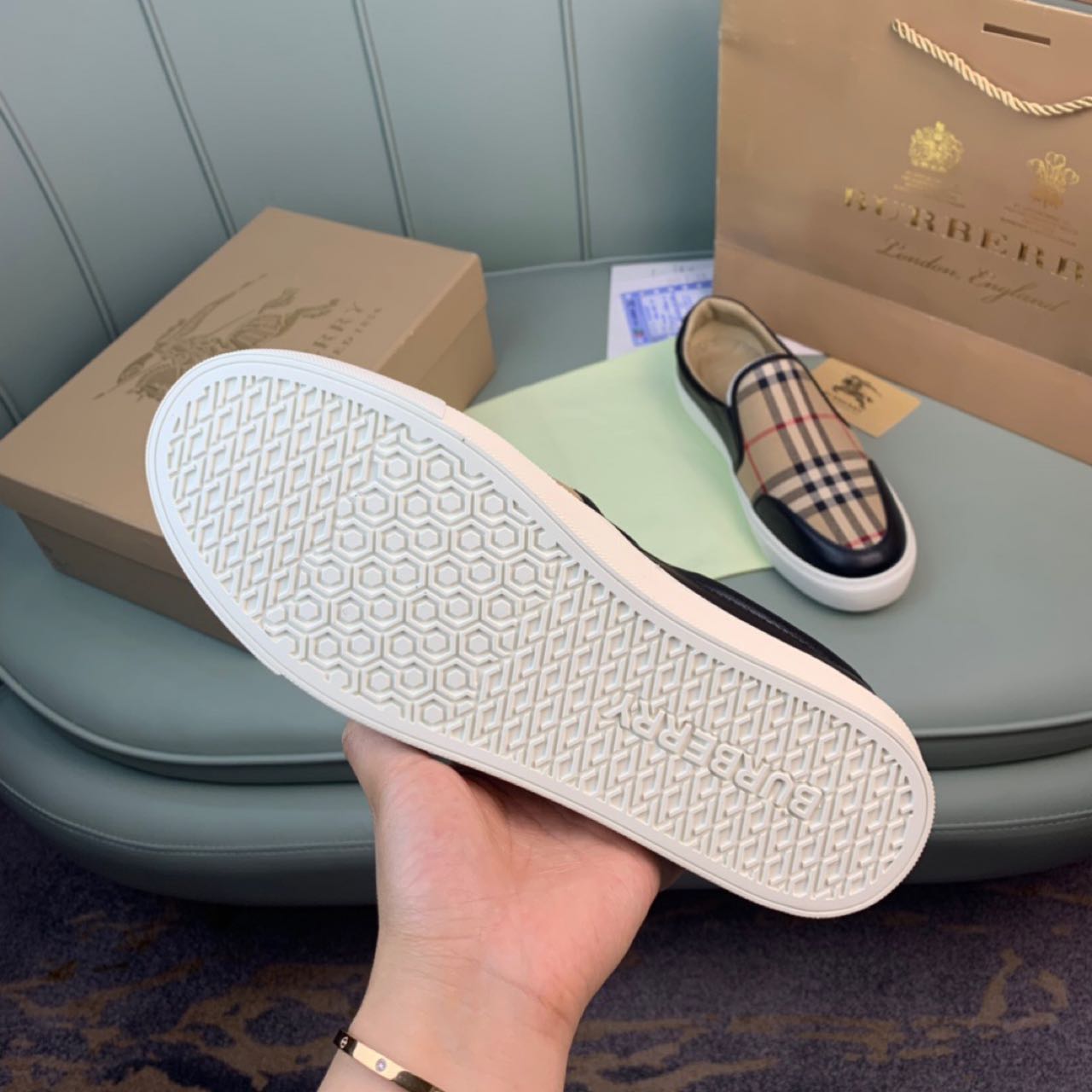 Burberry Vintage Check Loafers   - PerfectKickZ