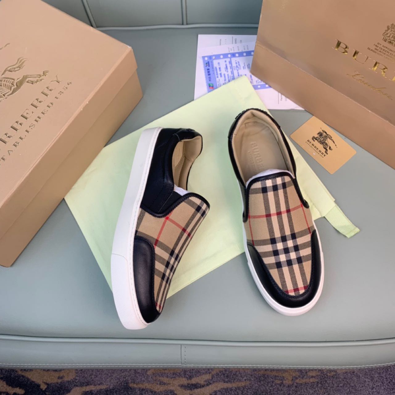 Burberry Vintage Check Loafers   - PerfectKickZ