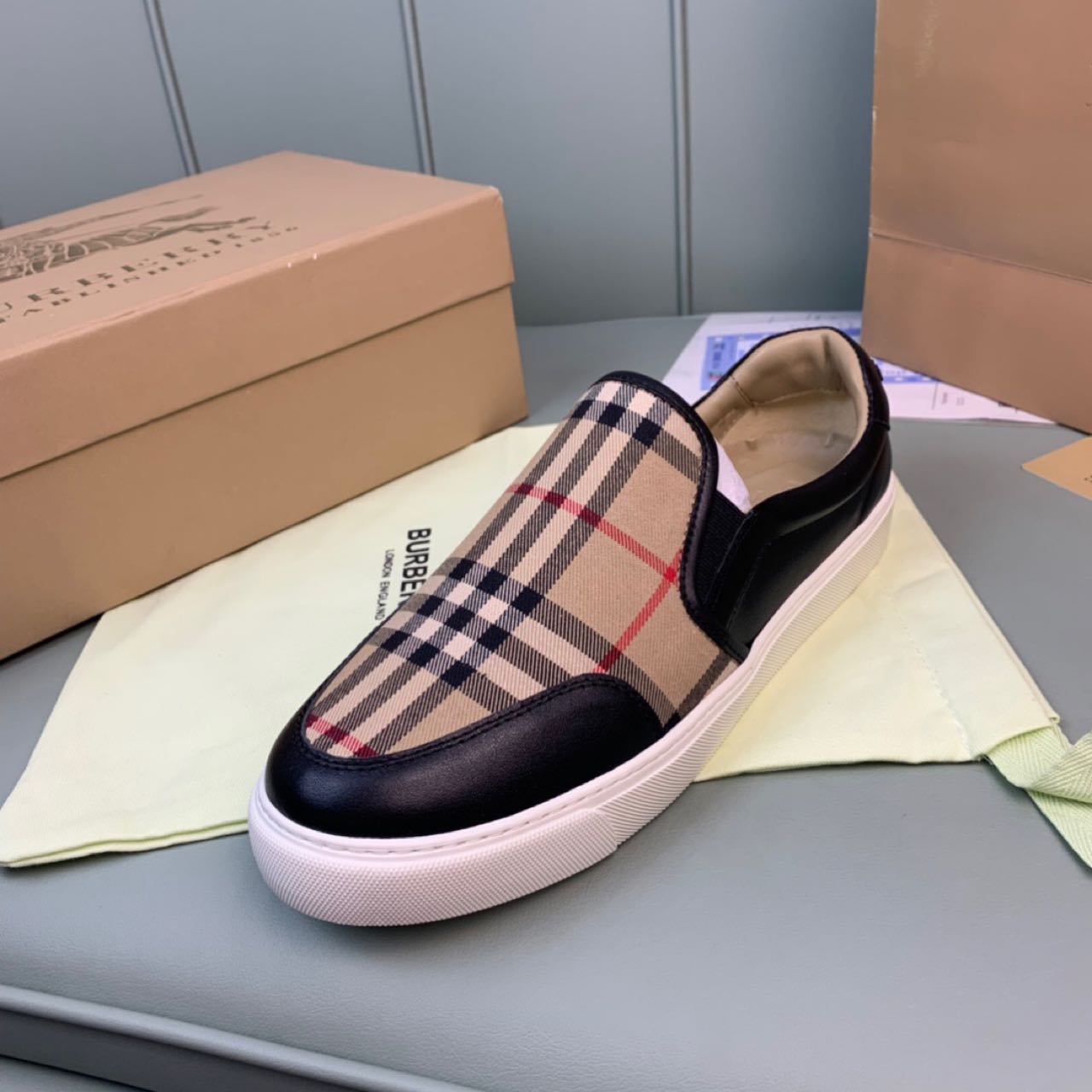 Burberry Vintage Check Loafers   - PerfectKickZ