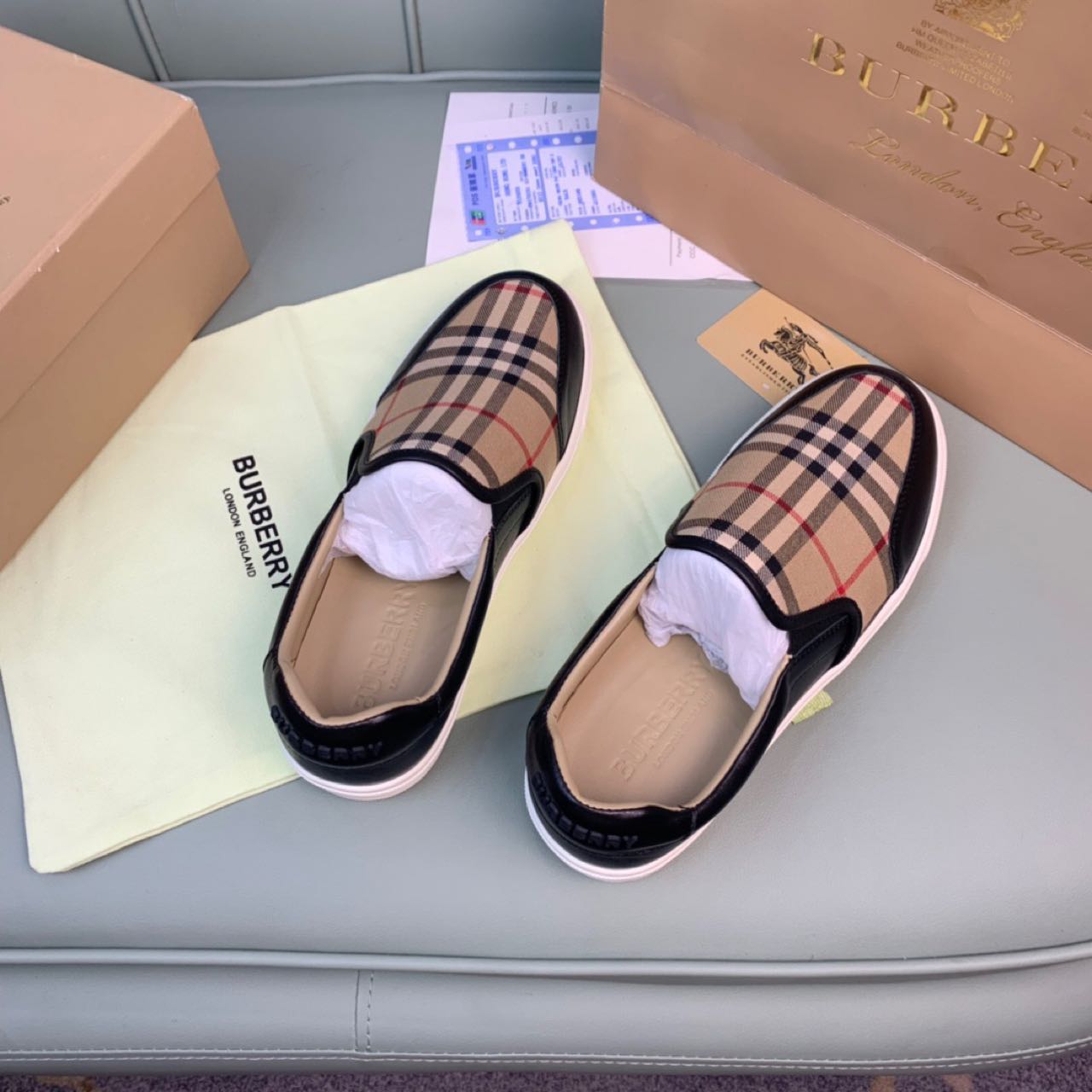 Burberry Vintage Check Loafers   - PerfectKickZ